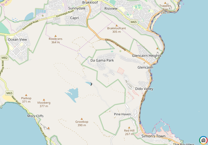 Map location of Da Gama Park